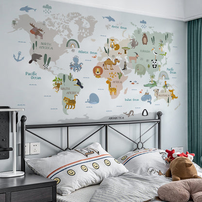 Animal Map Wall Decor Image 4