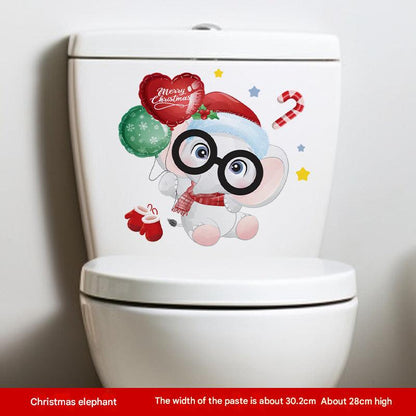 waterproof toilet decals for holidays 4