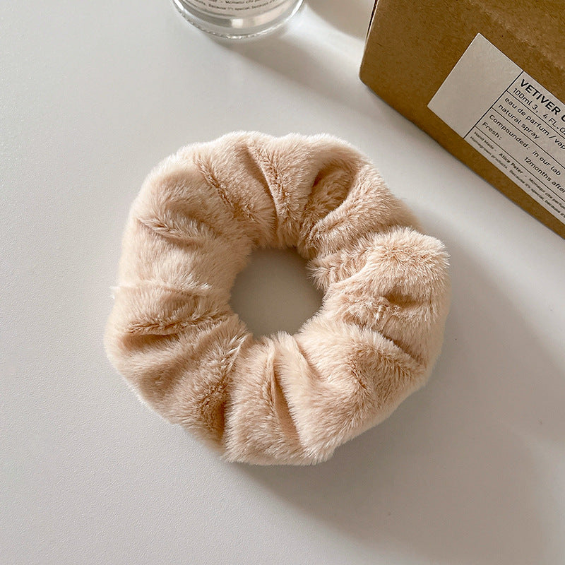 Cute plush headband for kids in pink color