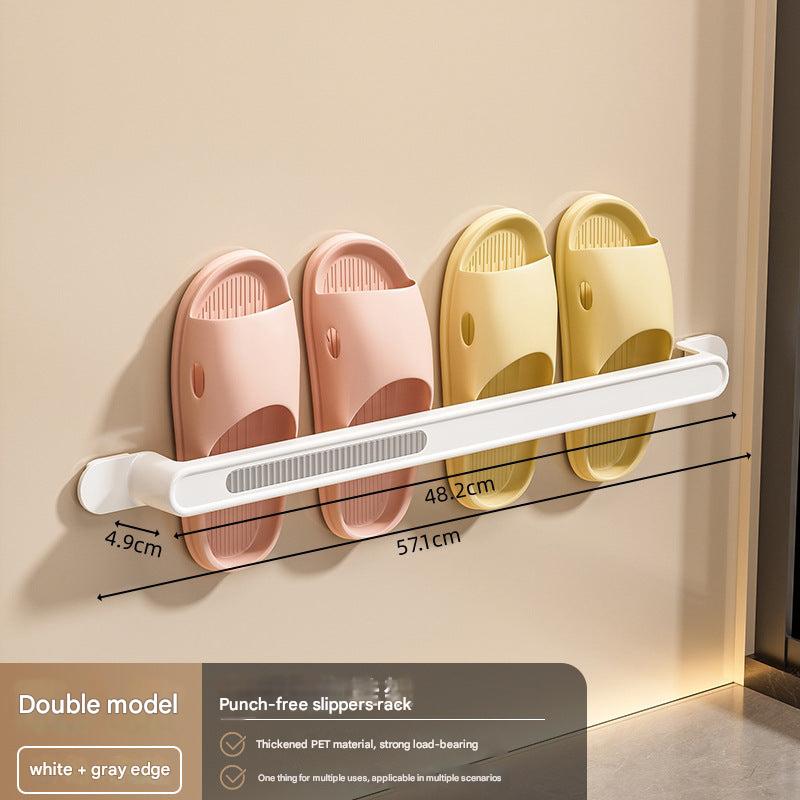 Wall-mounted slipper rack image