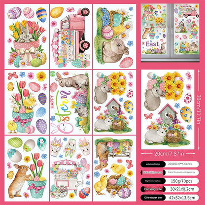 Easter Bunny window sticker design 7