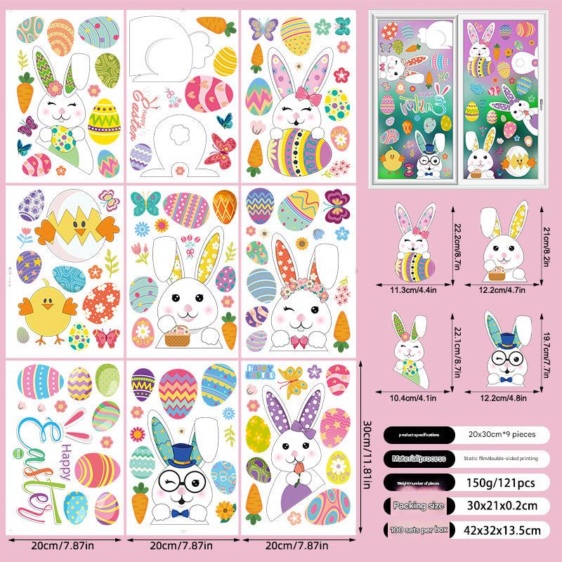 Easter Bunny window sticker design 4