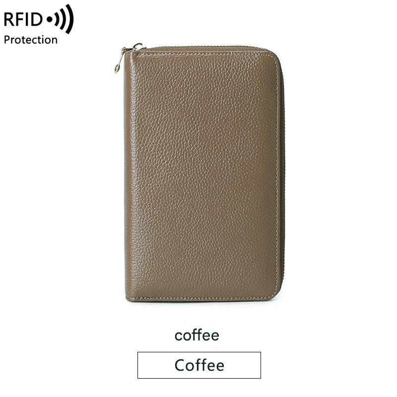 Premium RFID Leather Passport Holder Image 6