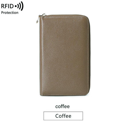Premium RFID Leather Passport Holder Image 6