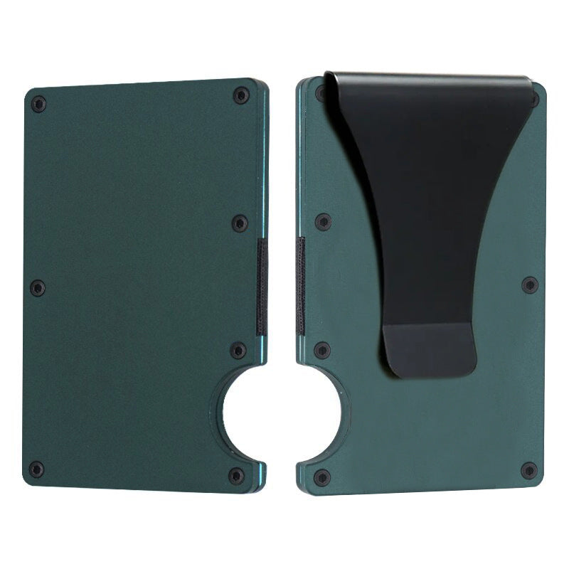 RFID blocking metal card wallet image 1