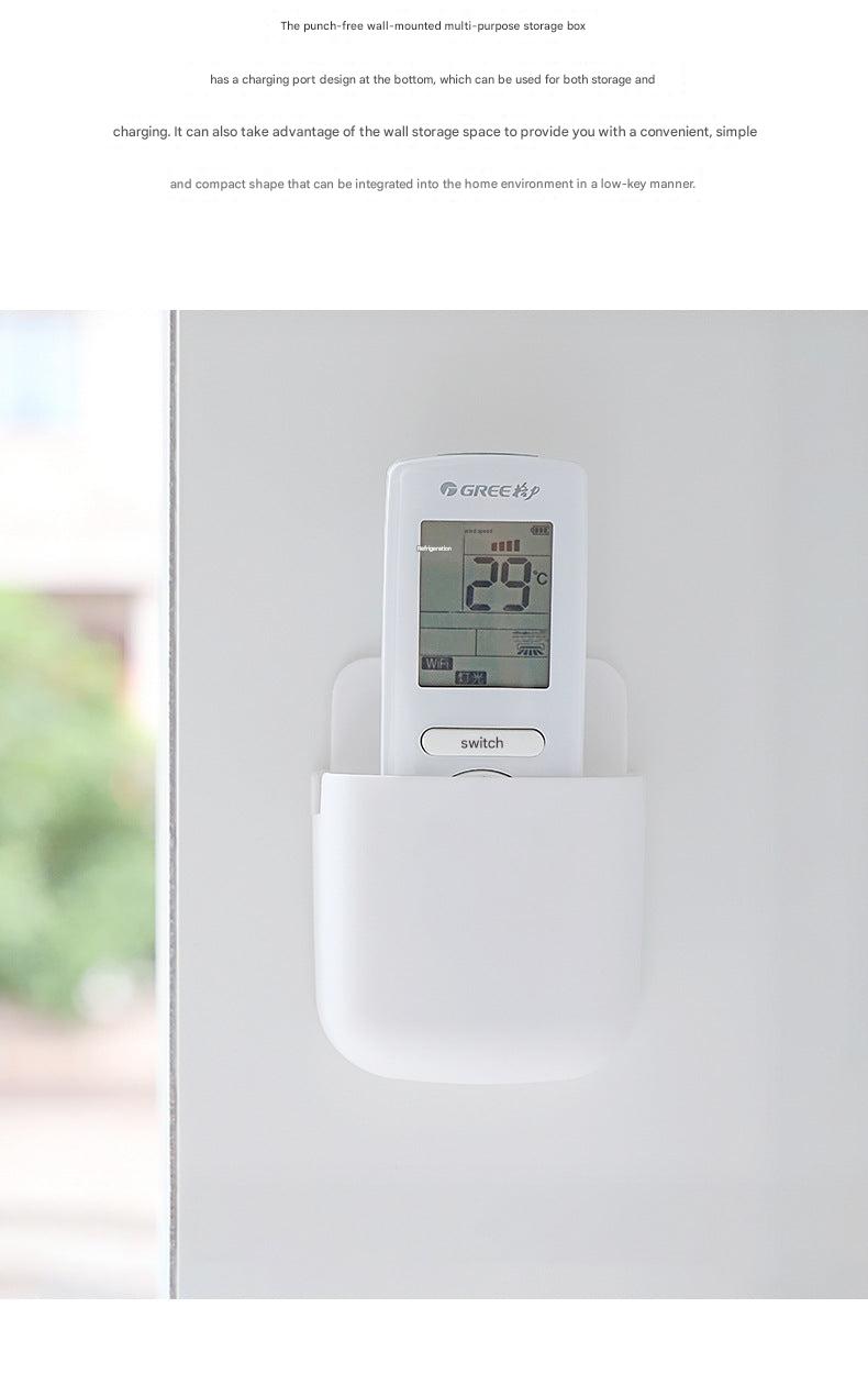 Versatile wall storage for remotes, phones, and more