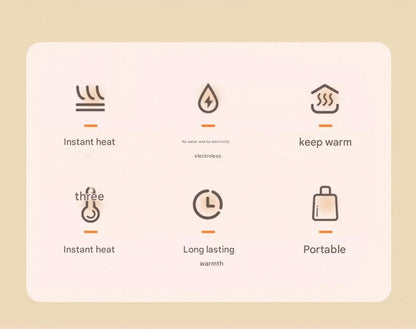 Reusable hand heating pad