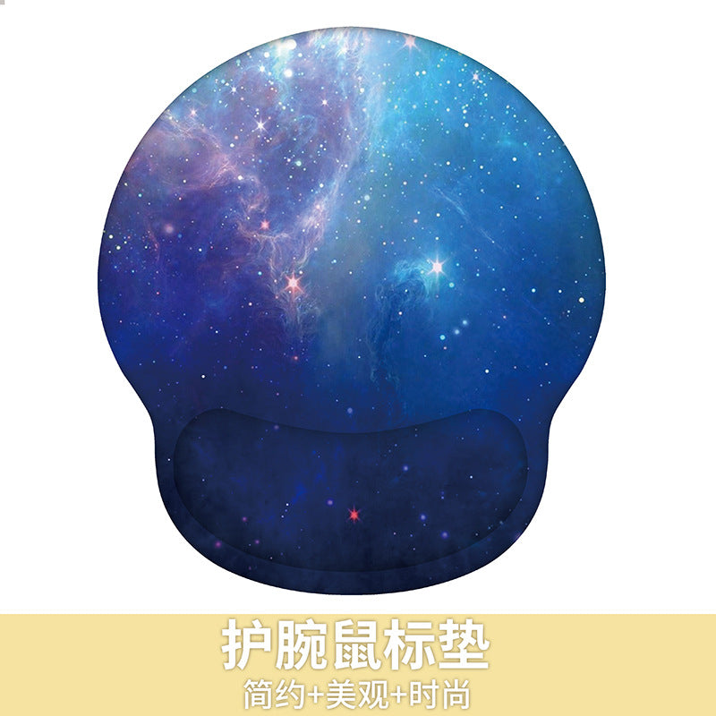 Custom Memory Foam Wrist Support Mouse Pad & Keyboard Rest for Ergonomic Comfort - Vibrant Designs