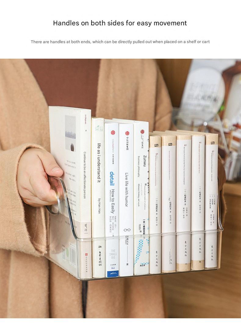 Durable PET book storage container