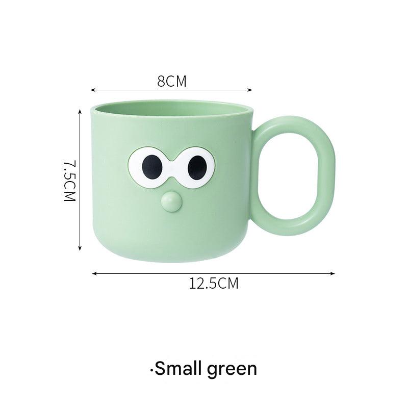 Cute Cartoon Toothbrush Cup in Green