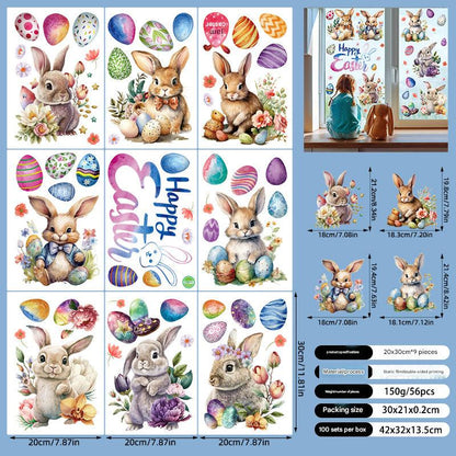 Easter Bunny Window Cling 4