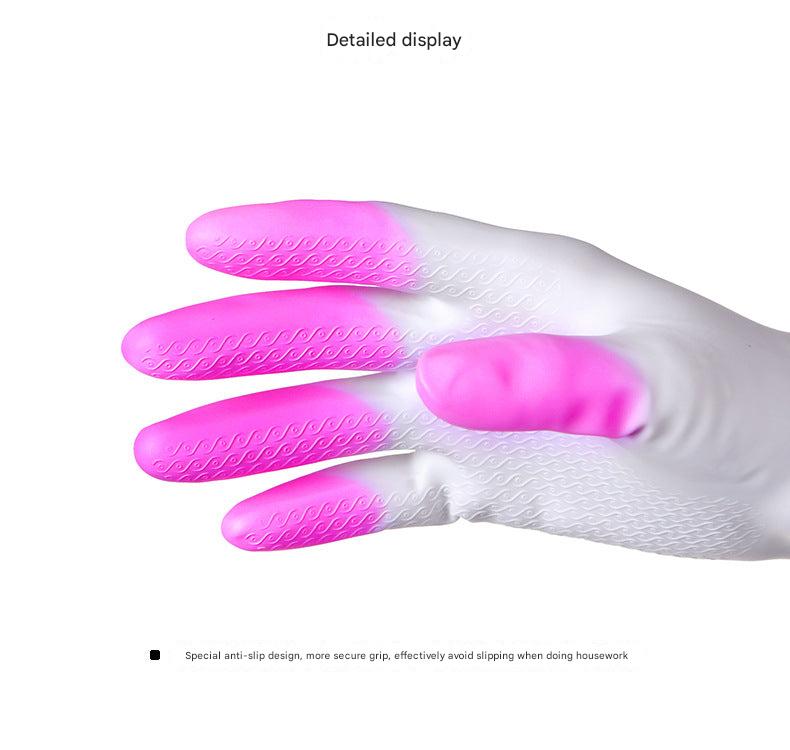 Blue reusable kitchen gloves