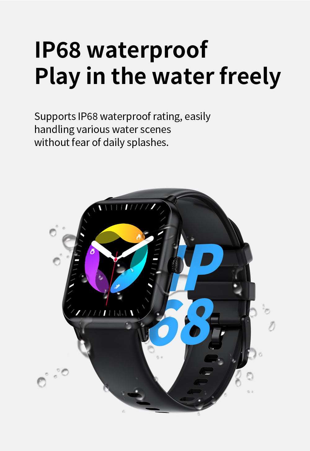 Smartwatch with notification and step counter function
