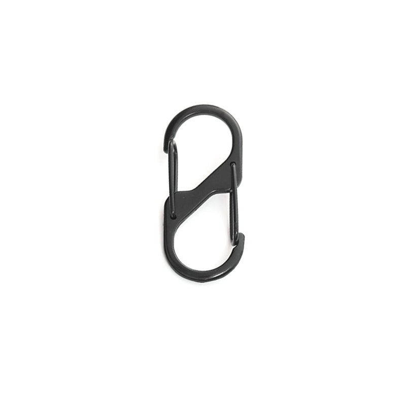 S-Shaped Metal Spring Buckle on a keychain