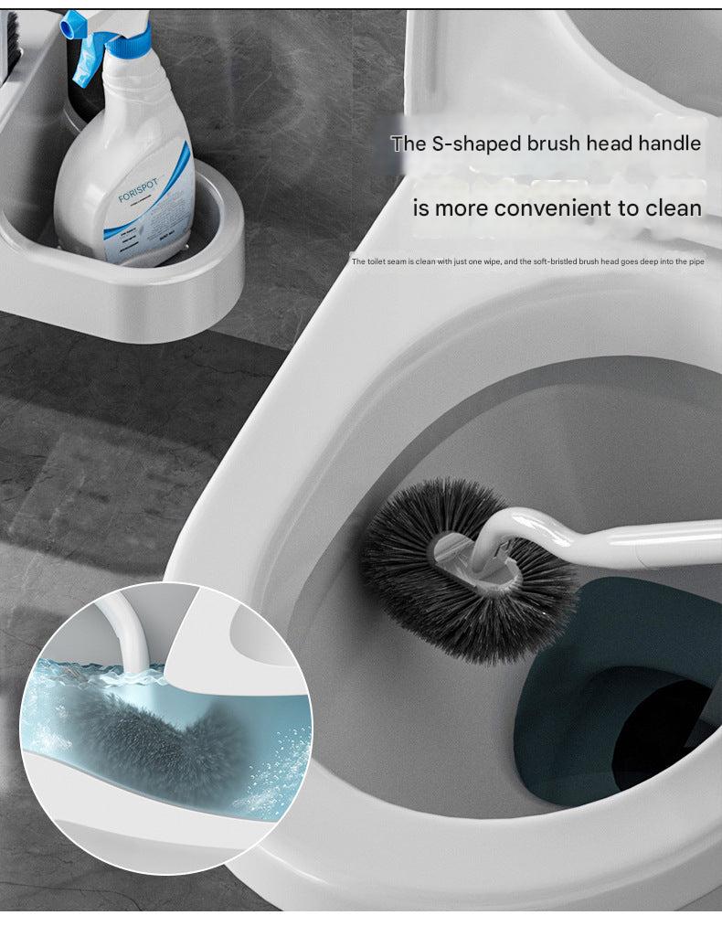 plastic toilet brush set image 8