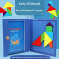 Set 4: Blue Magnetic Tangram Set (Pack of 1)