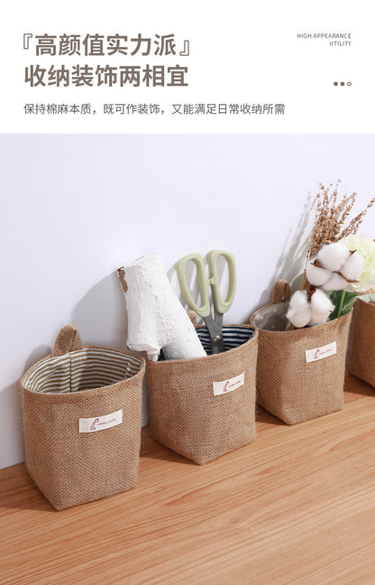 Organized essentials in dorm room