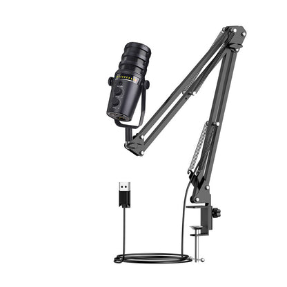 MV7 microphone with boom stand