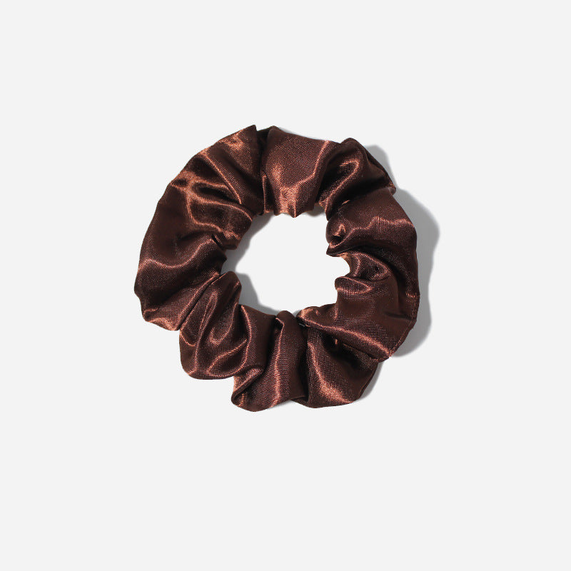 Korean fabric hair band in use