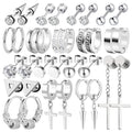 17 Pairs Silver Set