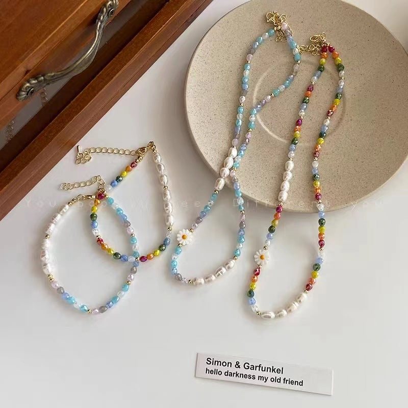 Colorful Beaded Necklace for Women