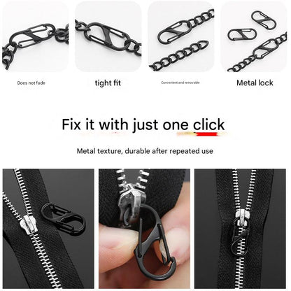 Mini alloy buckle for climbing gear attachment