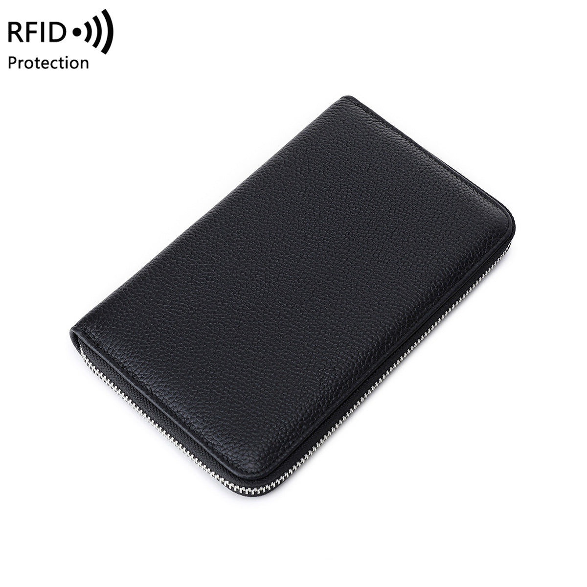 Premium RFID Leather Passport Holder Image 2