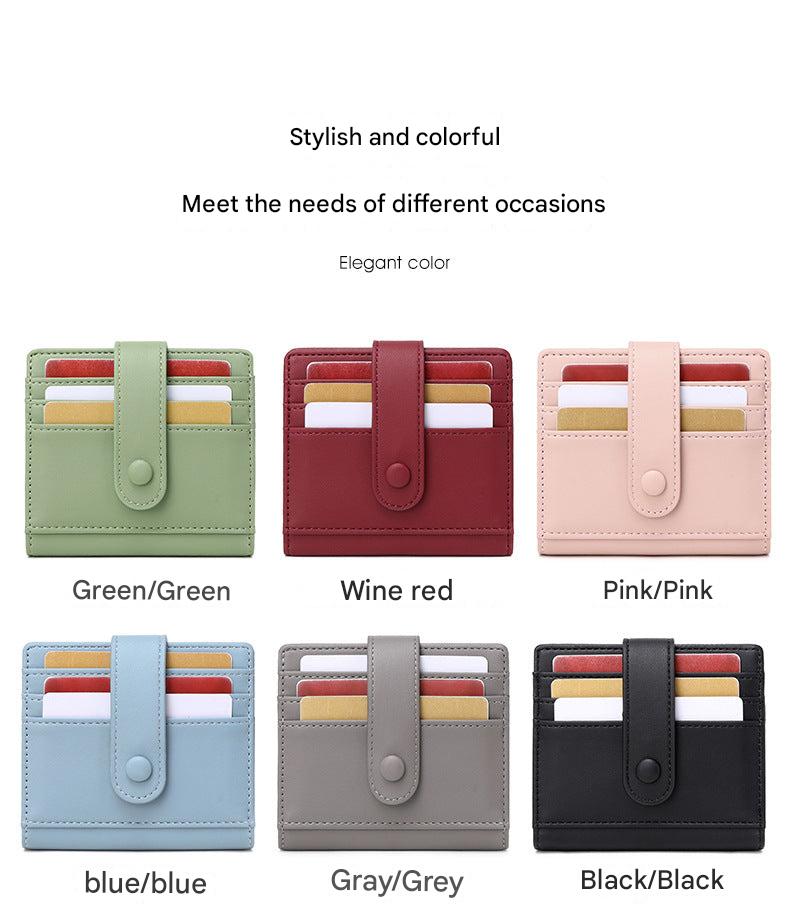 stylish lightweight wallet front view