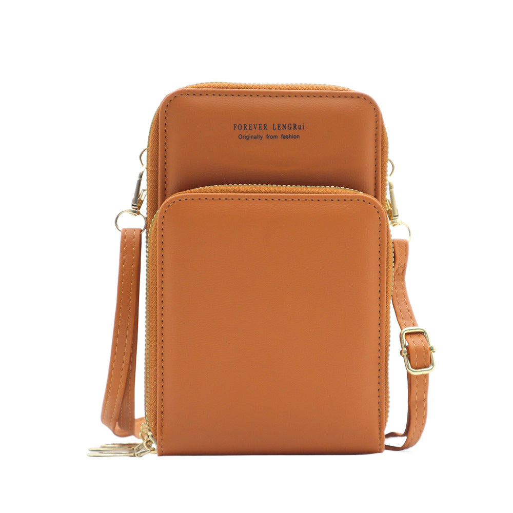 Light purple versatile shoulder bag