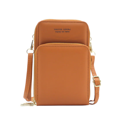 Light purple versatile shoulder bag