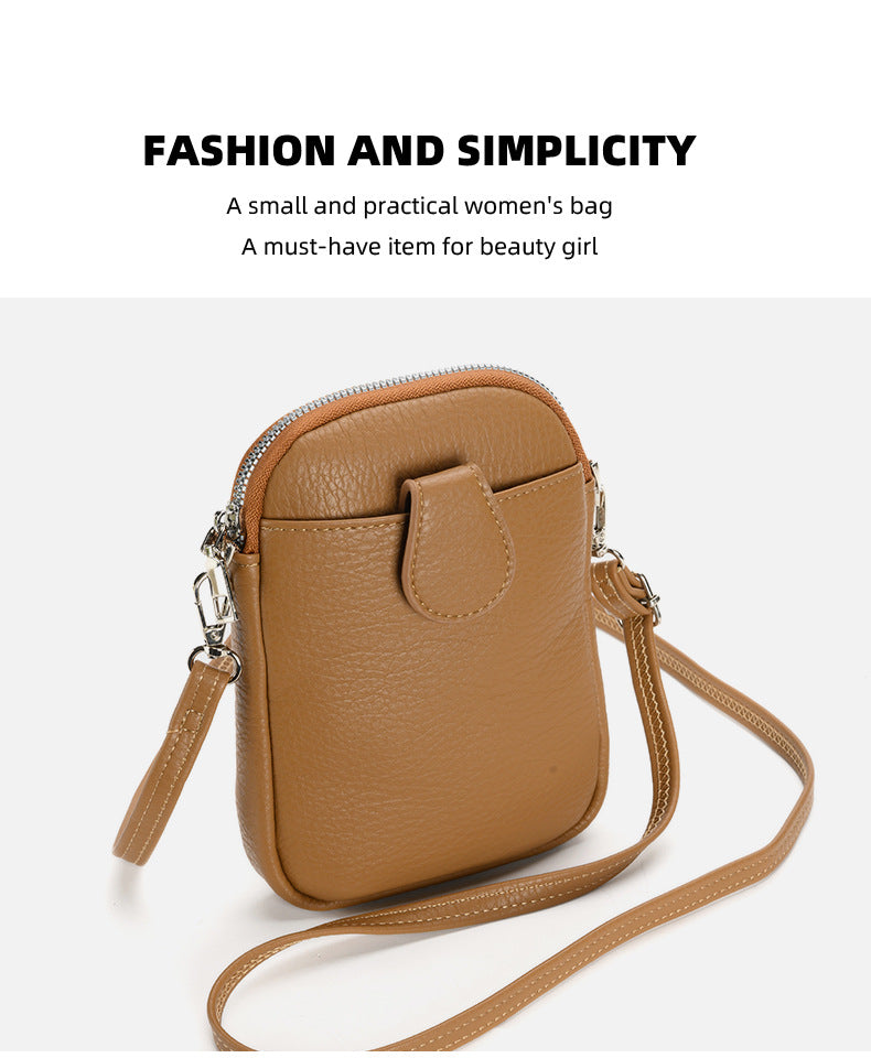 Cylindrical PU leather crossbody bag