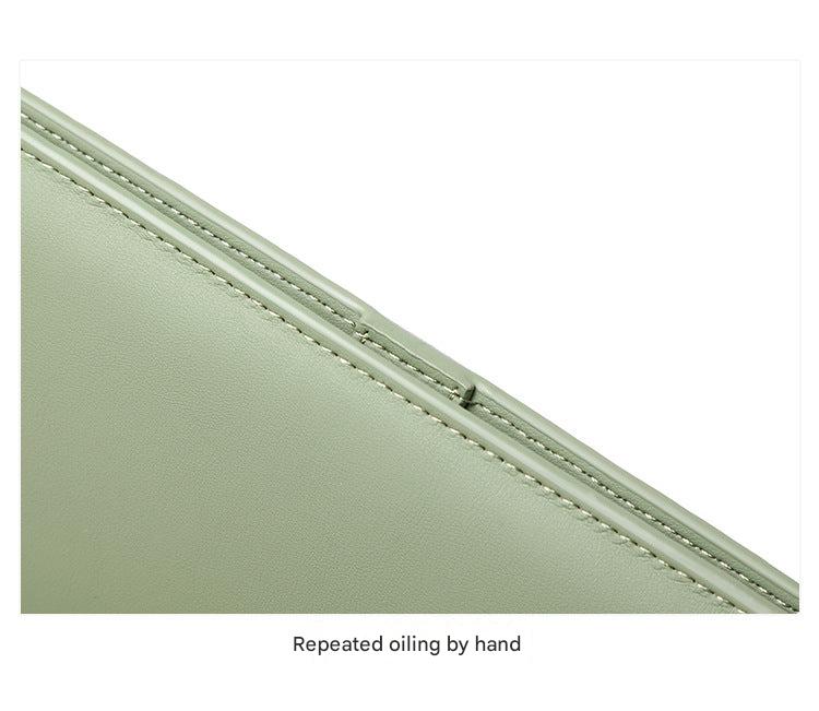 RFID blocking women's wallet side view