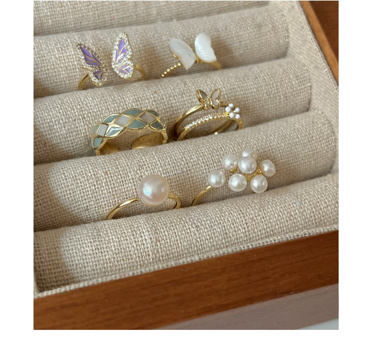 Trendy vintage style butterfly ring - image 10