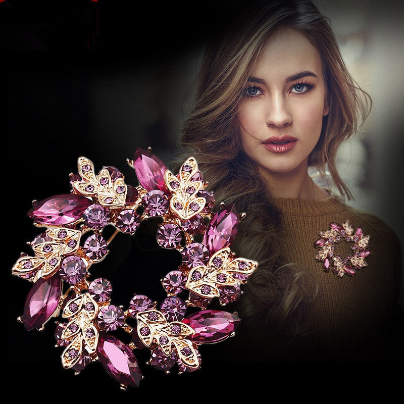 brooch for scarf and shawl fastening
