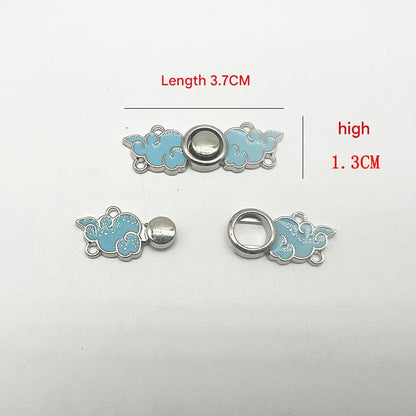 Stylish metal clasp for Hanfu costume
