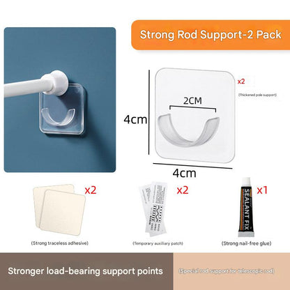 Curtain rod hooks with adjustable length image 2