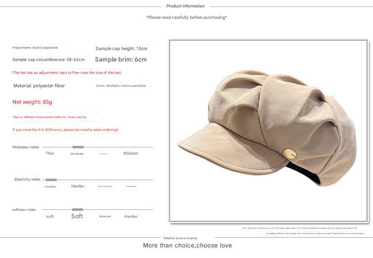 polyester beret hat for winter