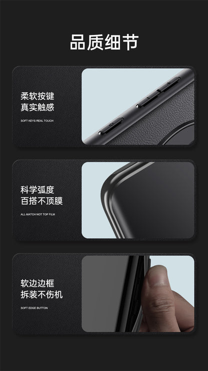 Premium PU Leather iPhone Case for iPhone 15/14/13 - Stylish Protection with Custom Options