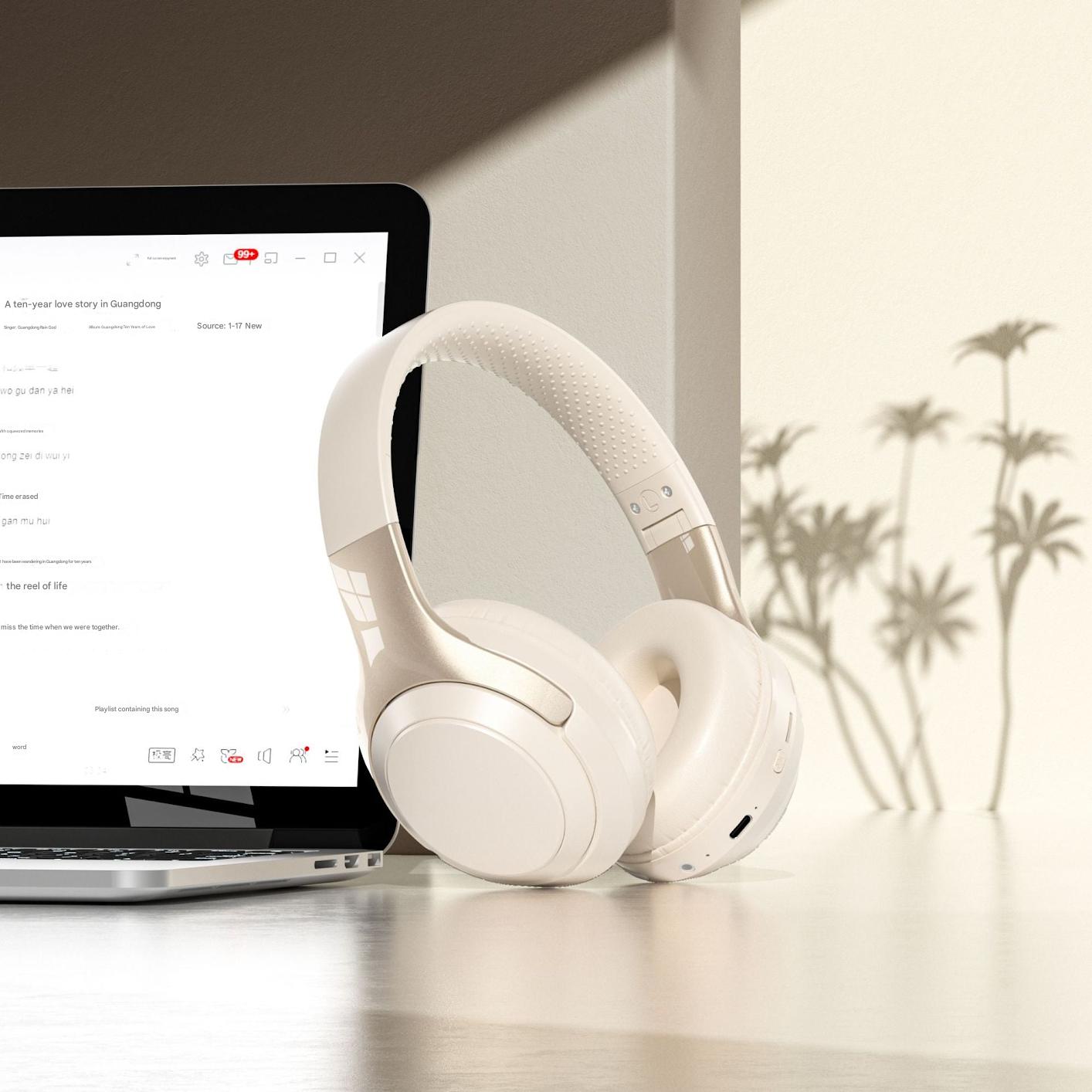 Over-Ear Headphones Close-Up
