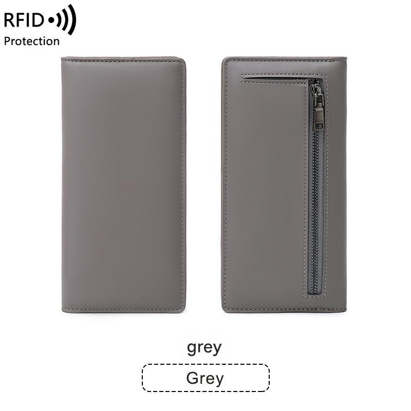 RFID blocking women's wallet side view