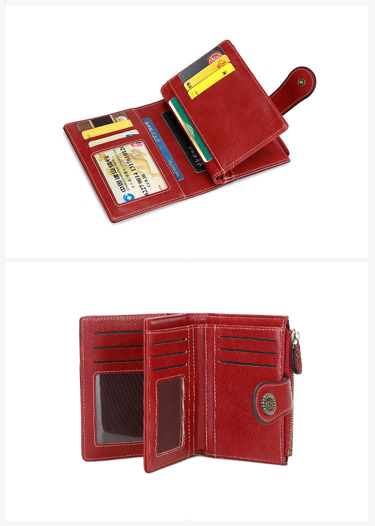 multiple card slots stylish wallet