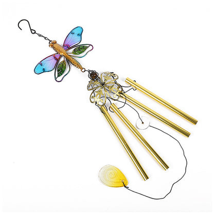 Close-up of beautiful garden wind chime