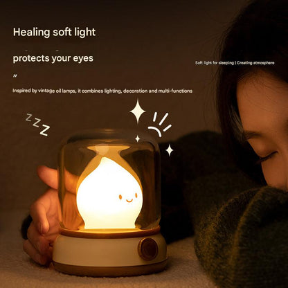Rechargeable vintage oil lamp image 1