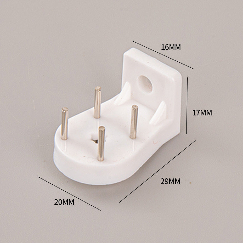 Durable plastic hooks for picture frames