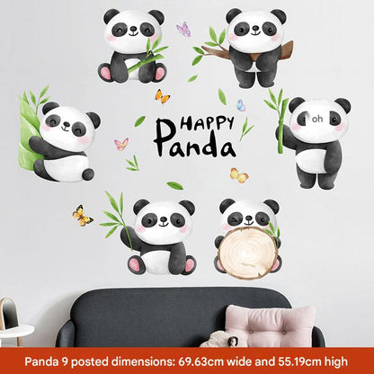 Bamboo wall stickers for nursery decor