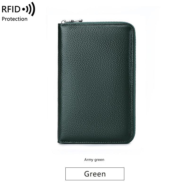 Premium RFID Leather Passport Holder Image 6