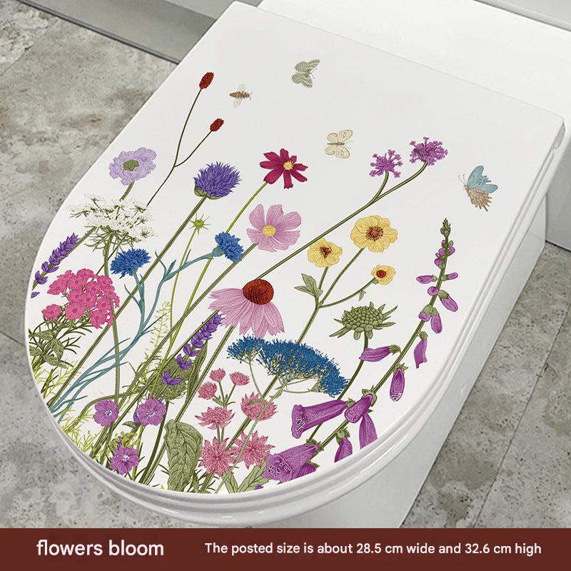 Cute Dolphin Toilet Seat Sticker Image 5