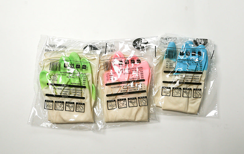 Flexible dishwashing gloves for cleaning