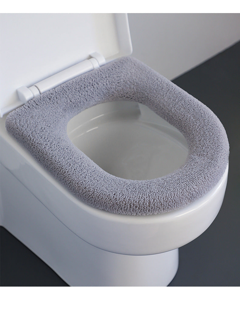 Stylish ginger yellow toilet seat cover