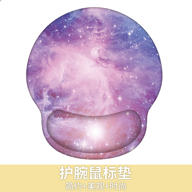 Custom Memory Foam Wrist Support Mouse Pad & Keyboard Rest for Ergonomic Comfort - Vibrant Designs